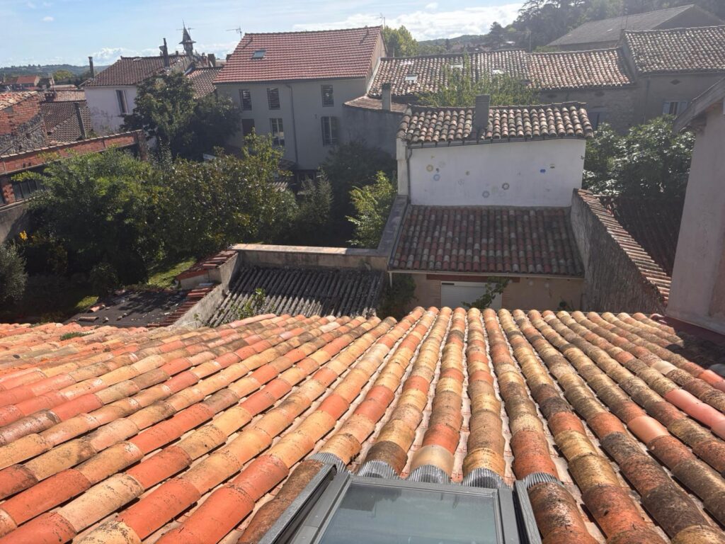 Réfection de couverture en tuiles canal à Gaillac (81)