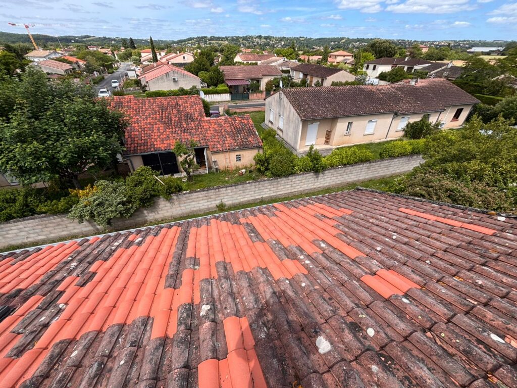 Remplacement de tuiles et fenêtre de toit à Balma
