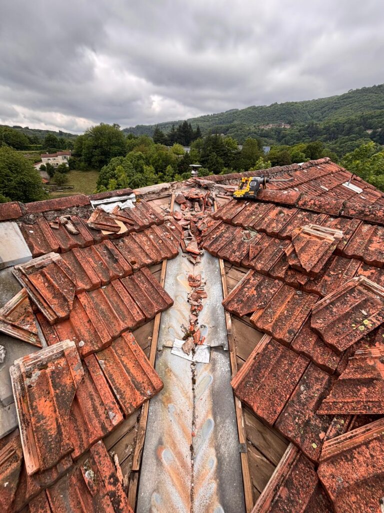 Réfection de noue en zinc à Castres